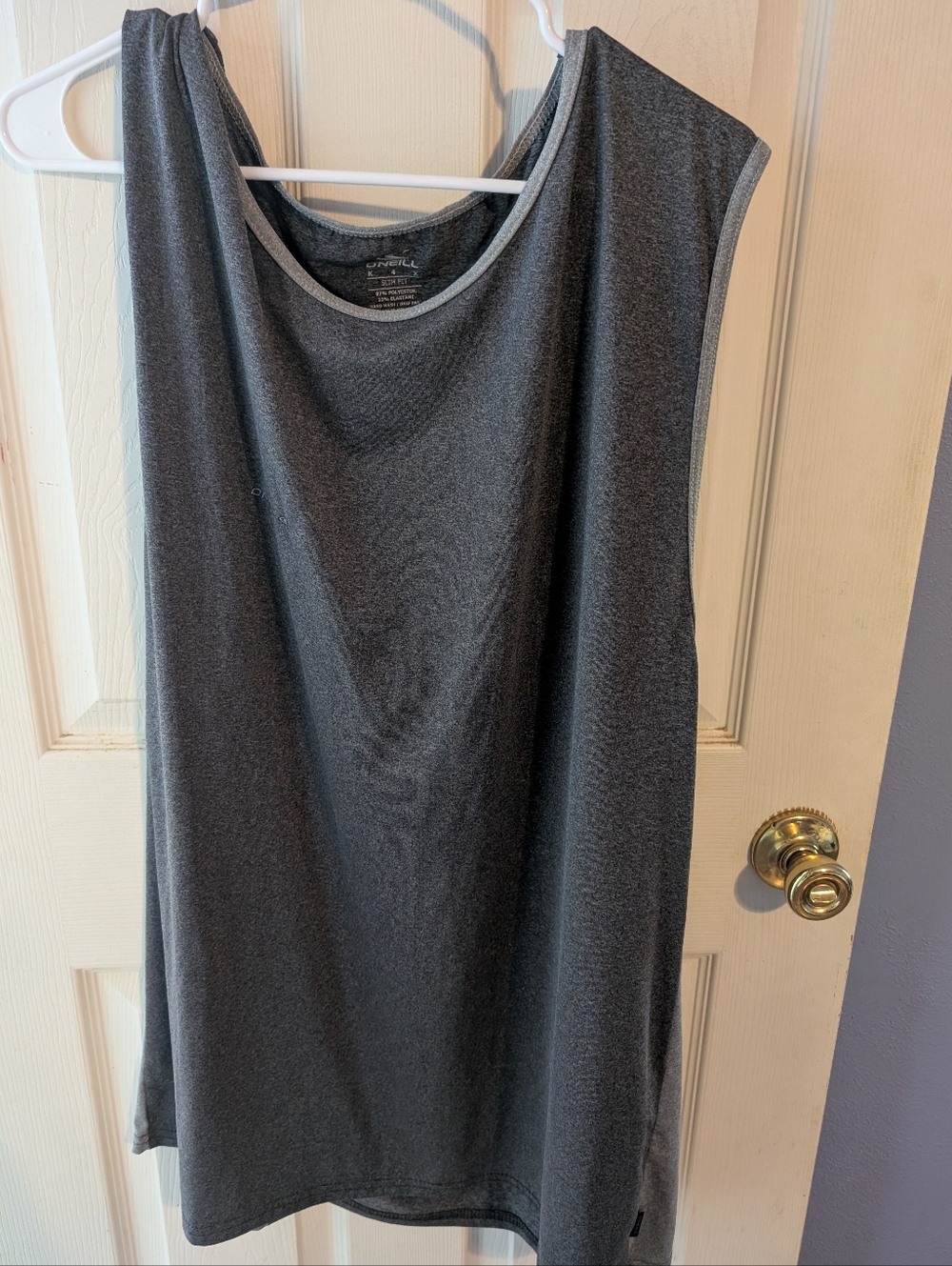 O'Neill Charcoal Gray Slim Fit Tank